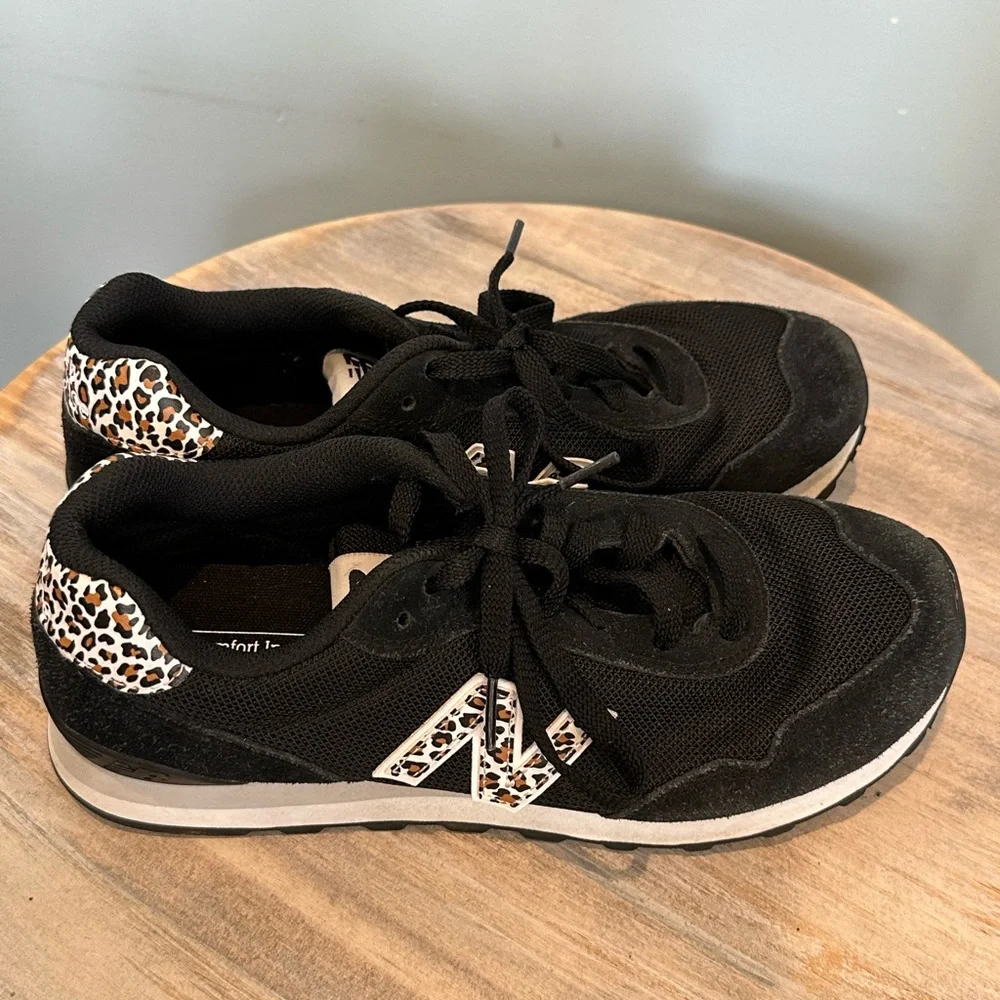 New Balance WL515AH3 Black Leopard print running tennis shoe sneaker size 10 - Picture 8 of 12